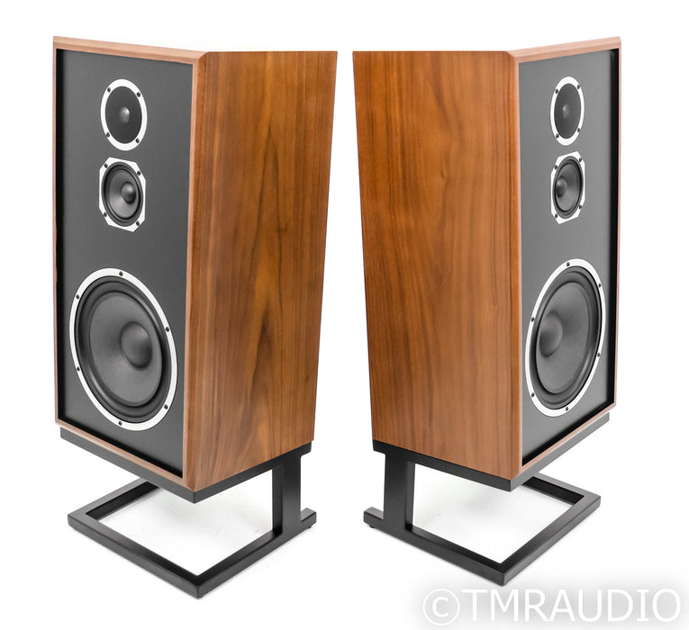 KLH Model Five Floorstanding Speakers; Walnut Pair; Model 5 (Open Box)