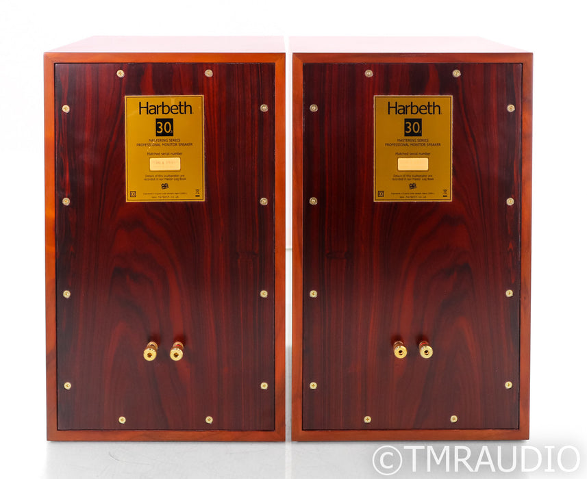 Harbeth M30.1 Bookshelf Speakers; M-30.1; Rosewood Pair; Mastering Series
