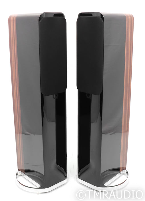 Q Acoustics Concept 500 Floorstanding Speakers; Black / Rosewood Pair (Open Box)