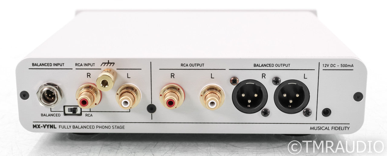 Musical Fidelity MX VYNL MM / MC Phono Preamplifier; Silver (Open Box)