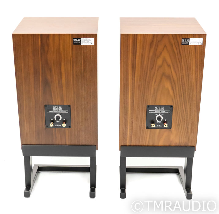 KLH Model Three Floorstanding Speakers; Model 3; Walnut Pair w Stands (Open Box)