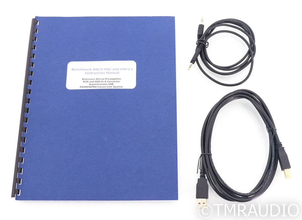 Benchmark DAC3L D/A Converter; DAC-3-L; Black (No Remote)