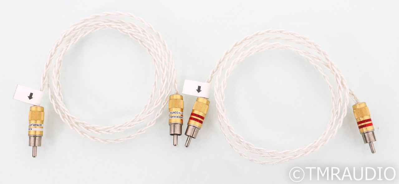 Kimber Kable KCAG RCA Cables; 1m Pair Interconnects