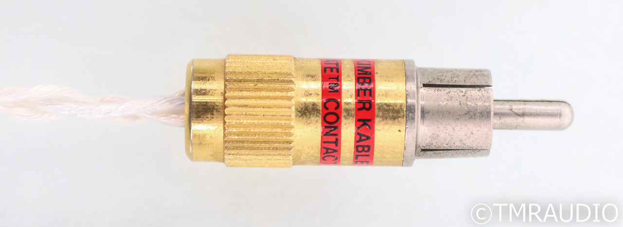 Kimber Kable KCAG RCA Cables; 1m Pair Interconnects