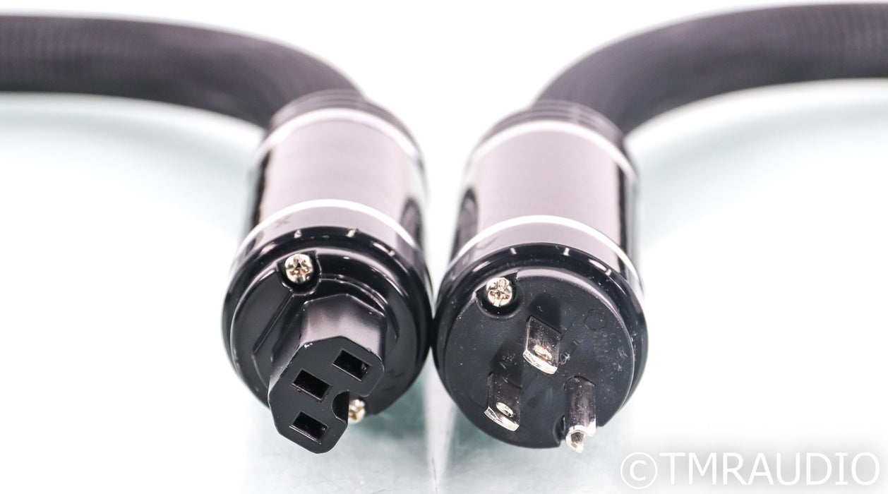 Shunyata Research Alpha XC Power Cable; 1.75m AC Cord; Black & Silver