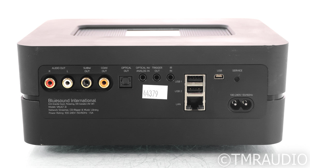 Bluesound Vault 2i Wireless Network Server / CD Ripper; 2-i; 2TB; Black