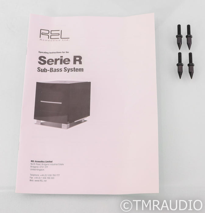 REL R-328 10" Powered Subwoofer; Gloss Black