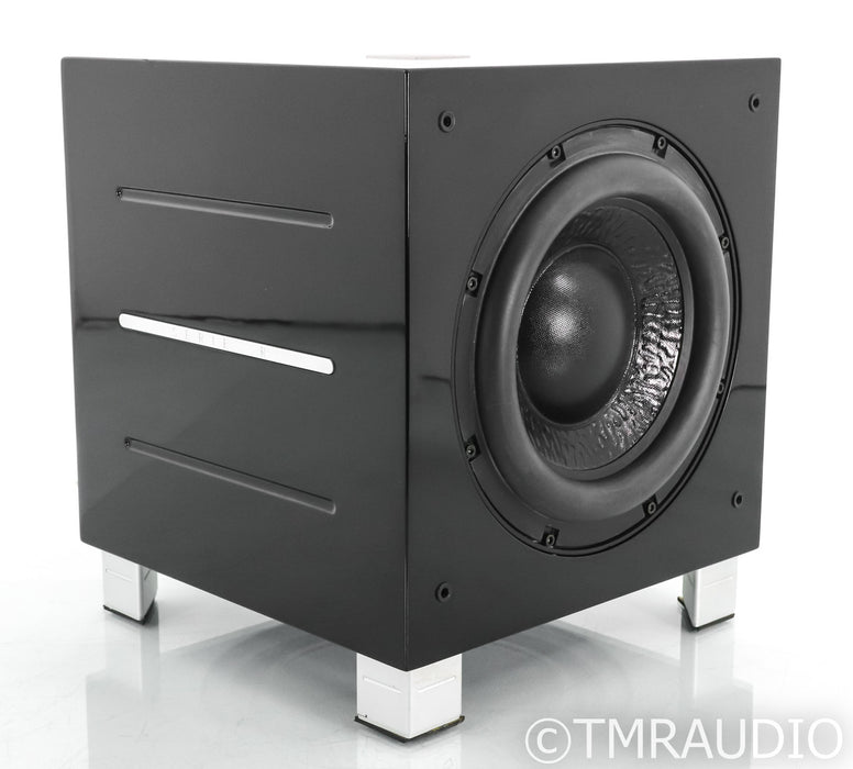REL R-328 10" Powered Subwoofer; Gloss Black