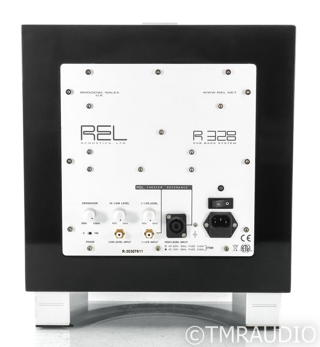 REL R-328 10" Powered Subwoofer; Gloss Black