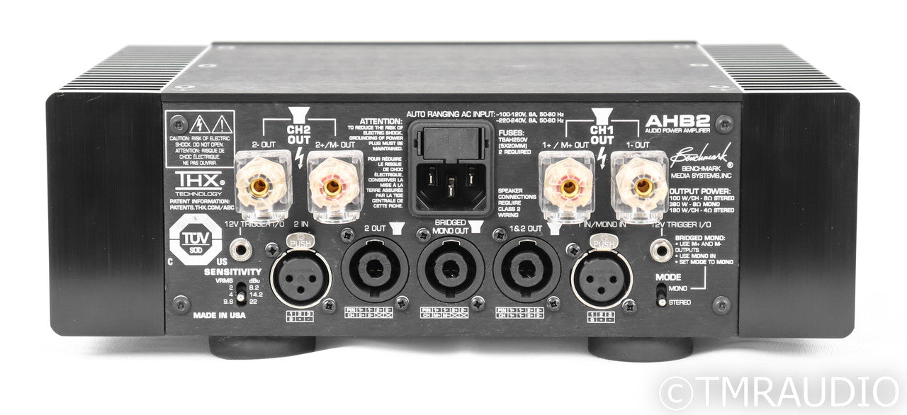 Benchmark AHB2 Balanced Stereo Power Amplifier; AHB-2