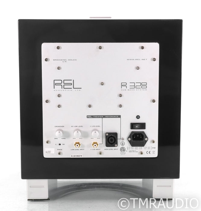 REL R-328 10" Powered Subwoofer; Gloss Black