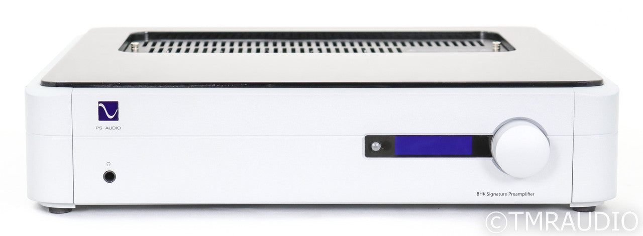 PS Audio BHK Signature Stereo Tube Preamplifier; Remote; Silver; Remote