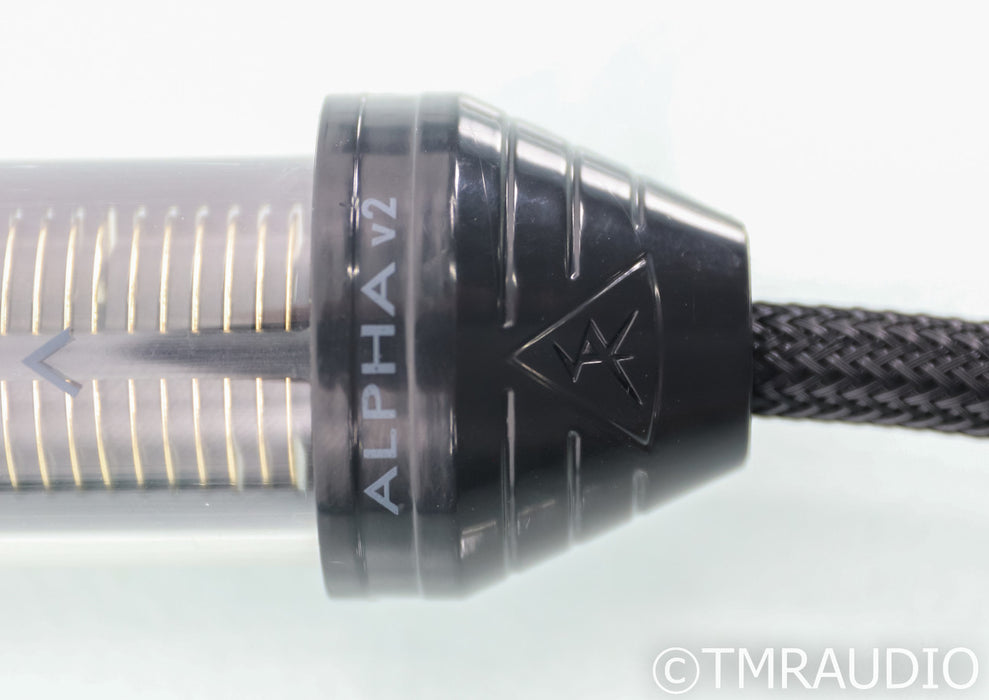 Shunyata Research Apha v2 RCA Cables; 1m Pair Interconnects