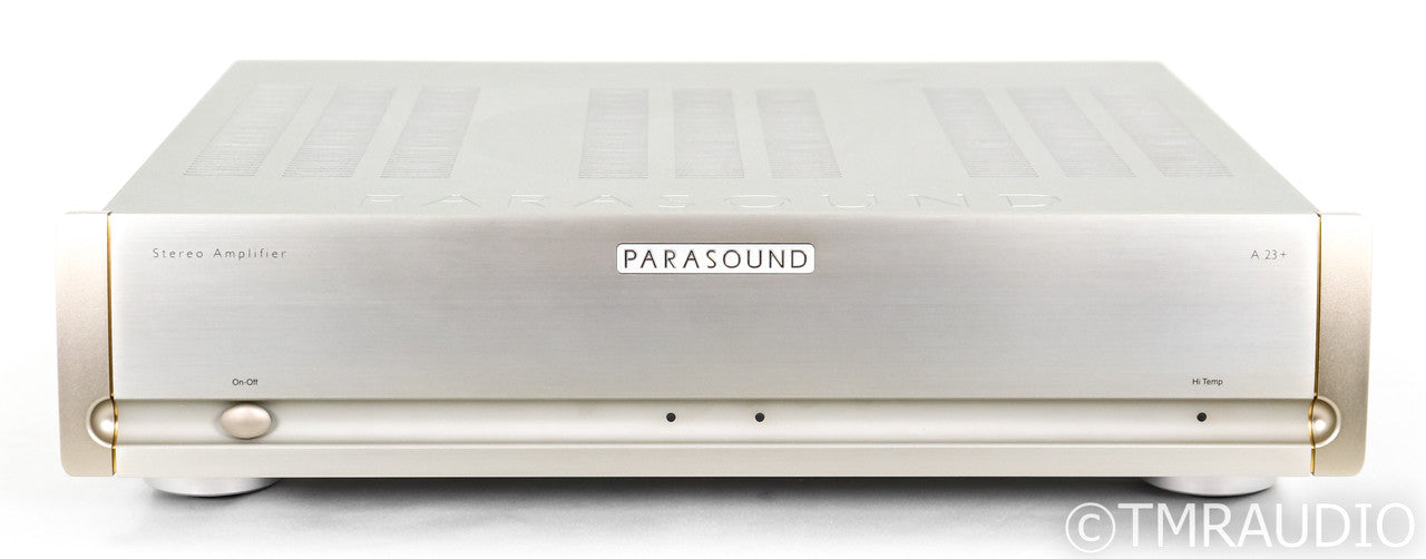 Parasound Halo A23+ Stereo Power Amplifier; Silver; A-23 +