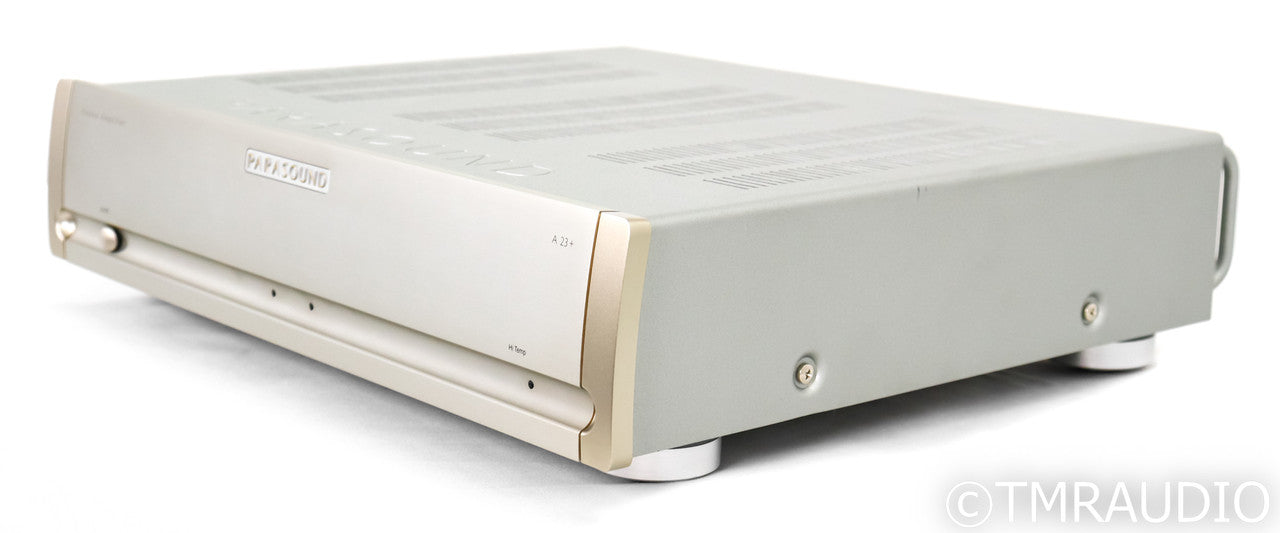 Parasound Halo A23+ Stereo Power Amplifier; Silver; A-23 +