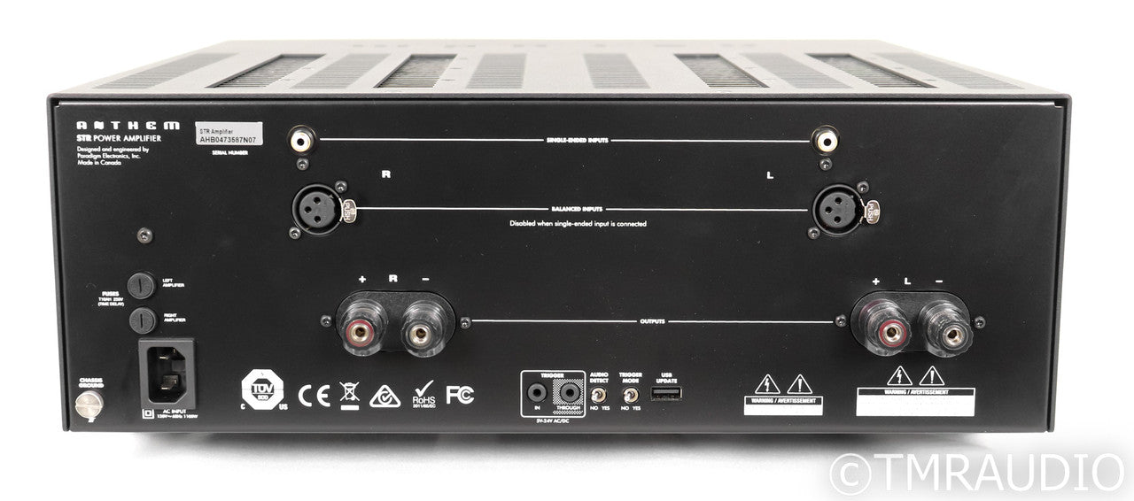 Anthem STR Stereo Power Amplifier; Black