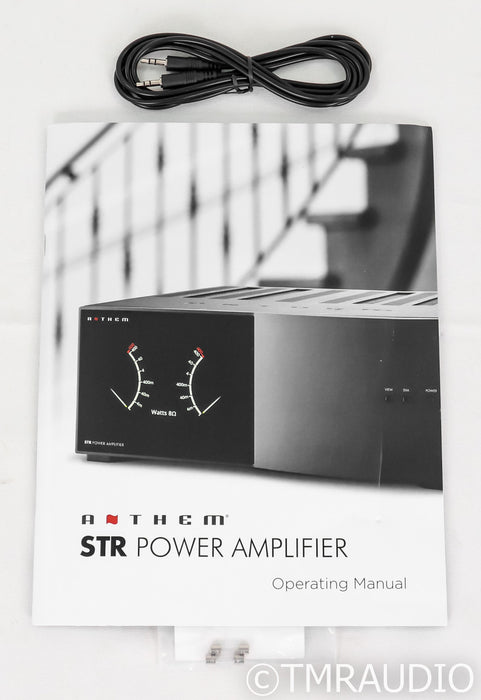 Anthem STR Stereo Power Amplifier; Black