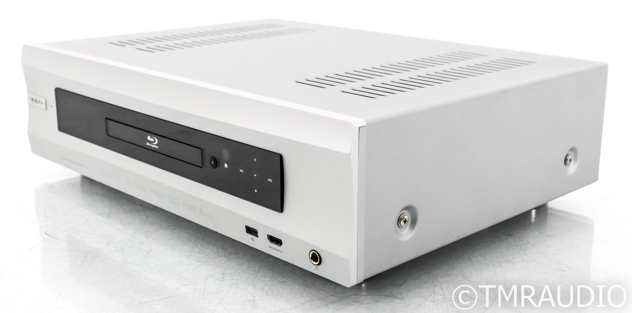Oppo BDP-105D Universal Blu Ray Player; Remote; Silver; 3D; Darbee Edition