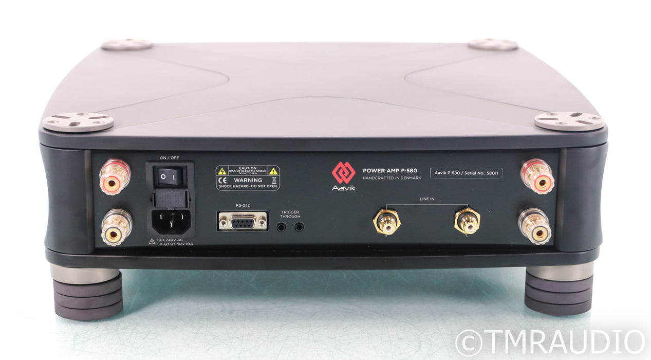 Aavik P580 Stereo Power Amplifier; P-580; Upgraded Isolation Feet