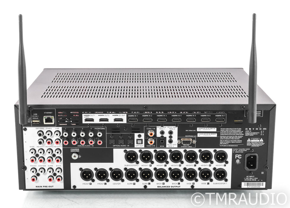 Anthem AVM70 15.2 Channel Home Theater Processor; AVM-70; ARC Room Correction