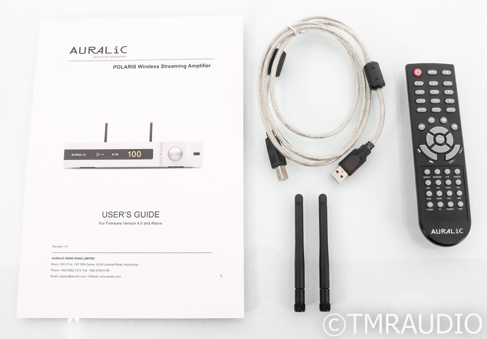 Auralic Polaris Integrated Amplifier; DAC; Wireless; Remote; Silver