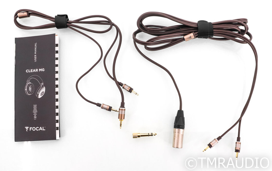 Focal Clear Mg Open Back Headphones; Brown (Open Box)