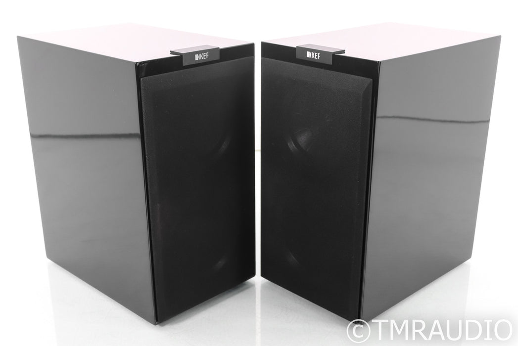 KEF R300 Bookshelf Speakers; R-300; Black Pair