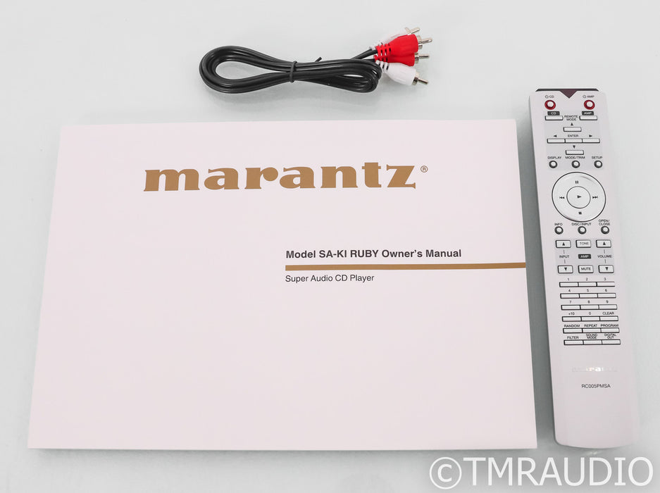 Marantz SA-KI Ruby DAC / SACD / CD Player; Black; Remote; USB; SAKI