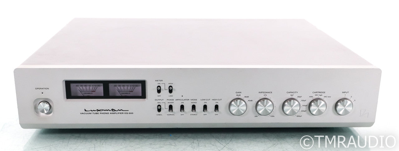 Luxman EQ500 MM / MC Phono Preamplifier; Silver; EQ-500