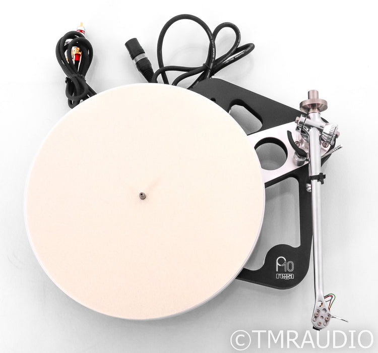 Rega Planar 10 Belt Drive Turntable; P10; Rega Apheta 3 Cartridge (Open Box)