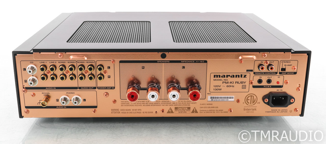 Marantz PM-KI Ruby Stereo Integrated Amplifier; Black; Remote