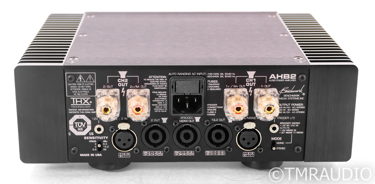 Benchmark AHB2 Stereo Power Amplifier; AHB-2