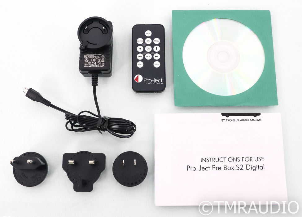 Pro-Ject Pre Box S2 DAC; S-2; D/A Converter; USB; Remote