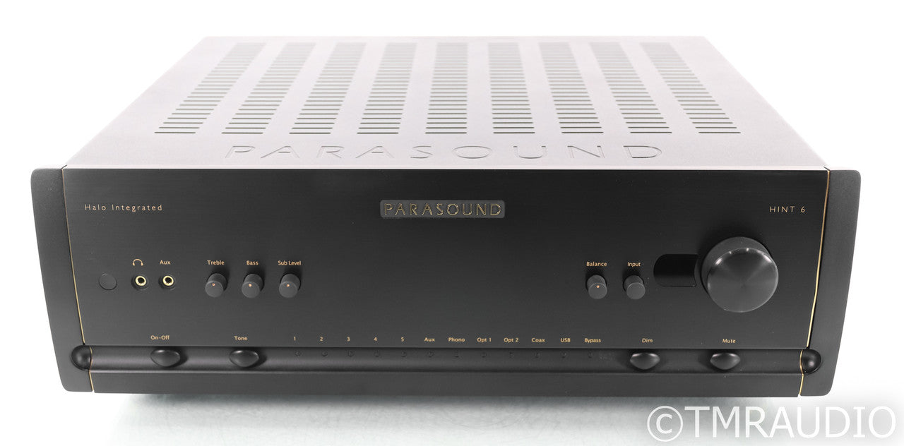 Parasound Halo HINT 6 Stereo Integrated Amplifier; DAC; Remote; Black