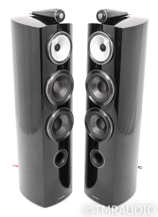 B&W 804 D3 Floorstanding Speakers; D-3; Piano Black Pair; Diamond