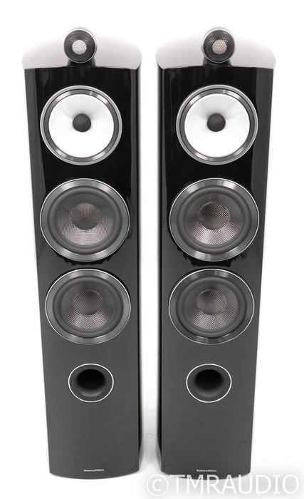 B&W 804 D3 Floorstanding Speakers; D-3; Piano Black Pair; Diamond