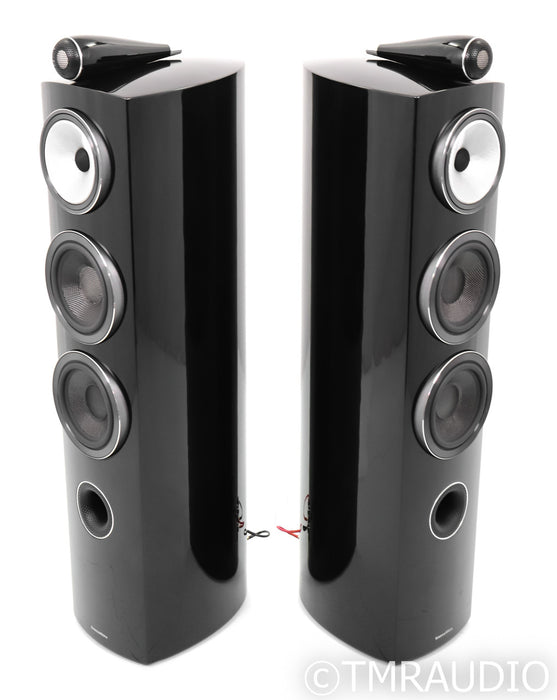 B&W 804 D3 Floorstanding Speakers; D-3; Piano Black Pair; Diamond