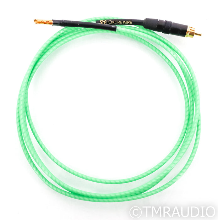 Nordost QKORE Grounding Wire; Single 2m Cable; BFA to RCA