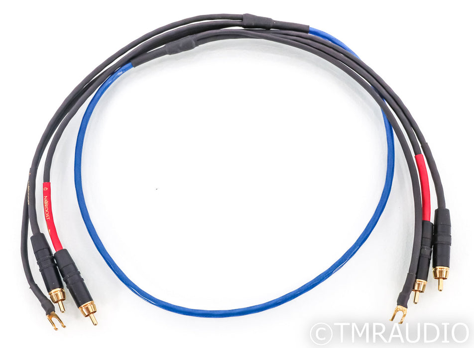 Nordost Blue Heaven RCA Phono Cables; 1.25m Tonearm Interconnect