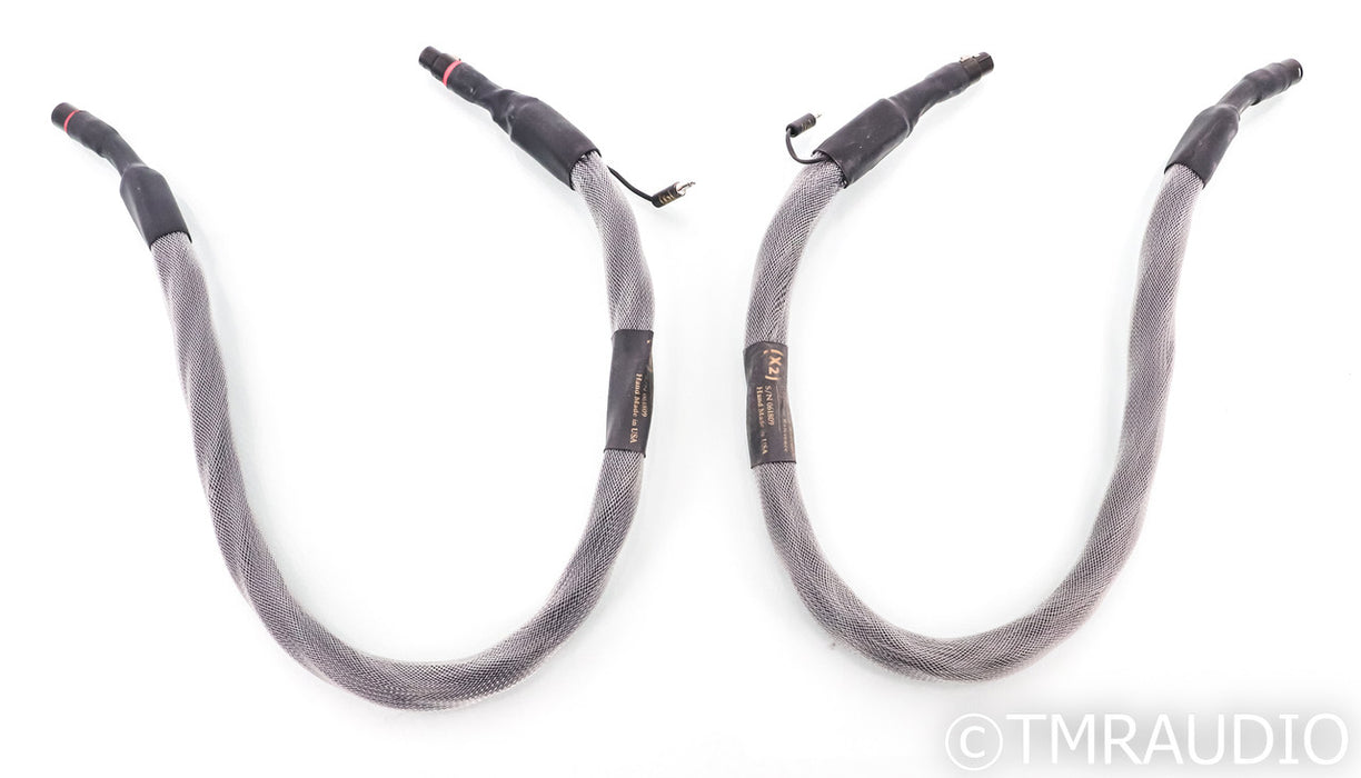 Synergistic Research X2 Absolute Reference XLR Cables; 1m Pair Interconnects