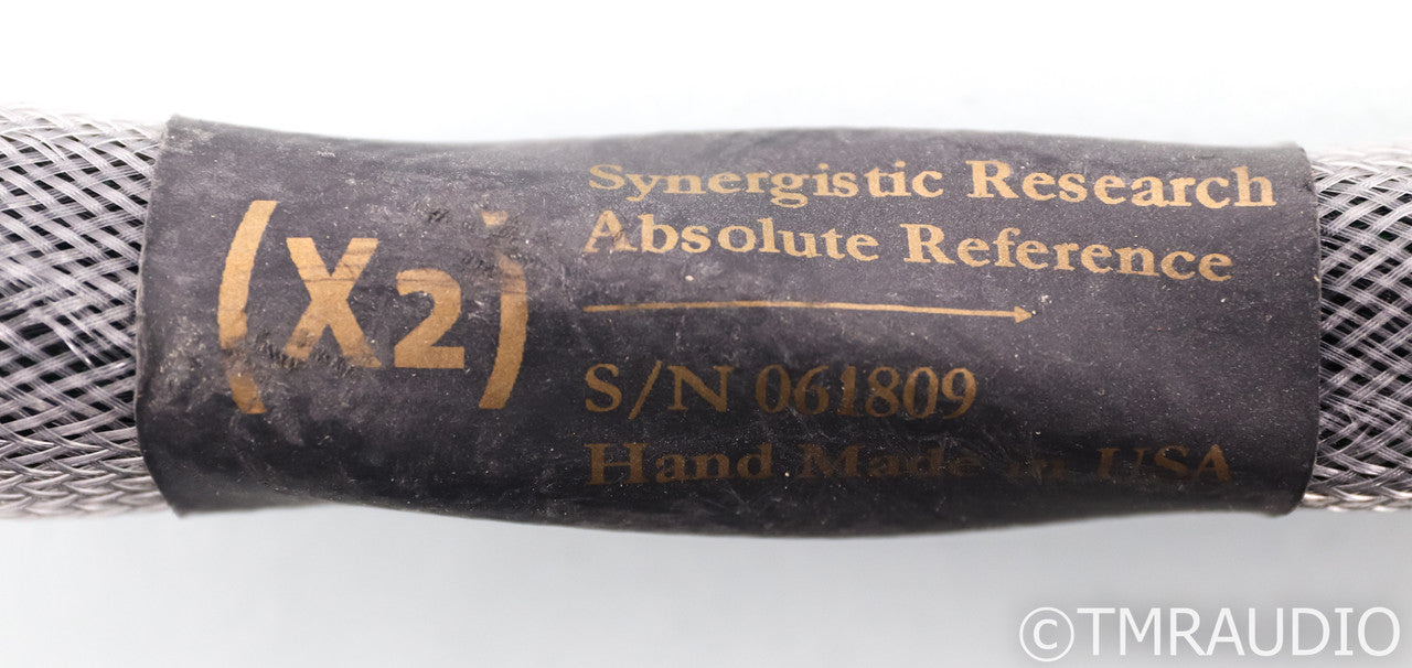 Synergistic Research X2 Absolute Reference XLR Cables; 1m Pair Interconnects