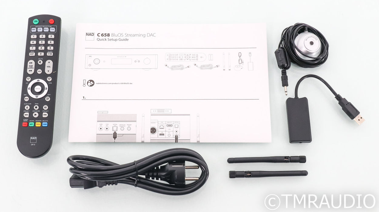 NAD C 658 Wireless Streaming DAC; D/A Converter; C658; BluOS; Remote