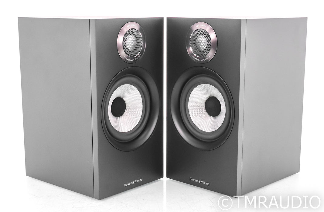 B&W 607 S2 Bookshelf Speakers; Black Ash Pair
