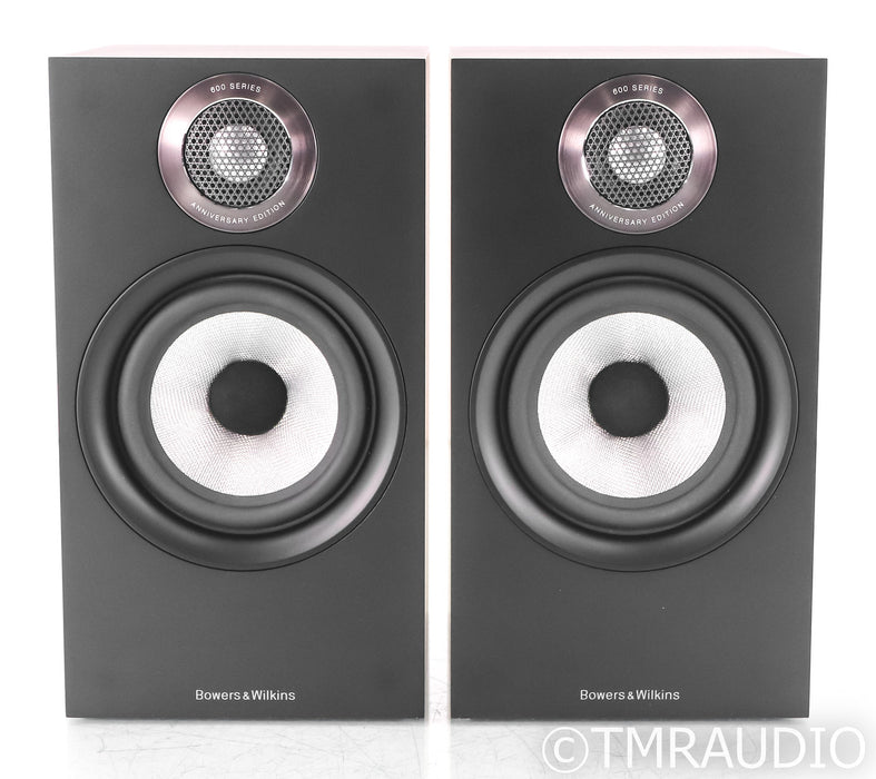 B&W 607 S2 Bookshelf Speakers; Black Ash Pair