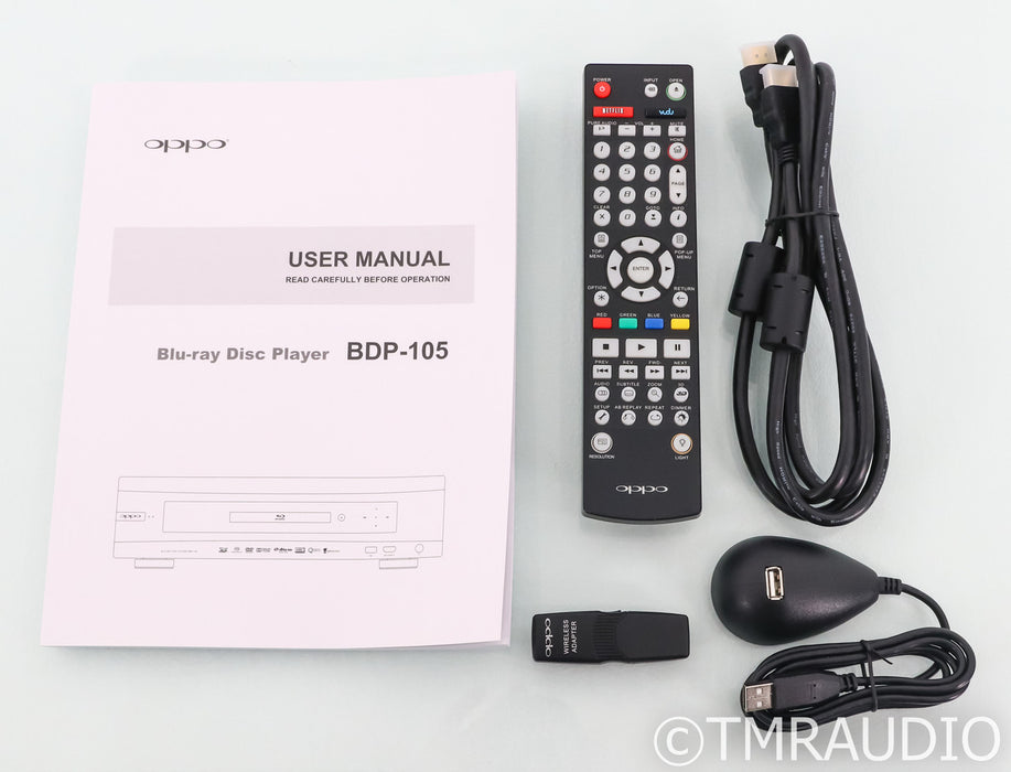 Oppo BDP-105 Universal Blu-Ray Player; BDP105; Remote