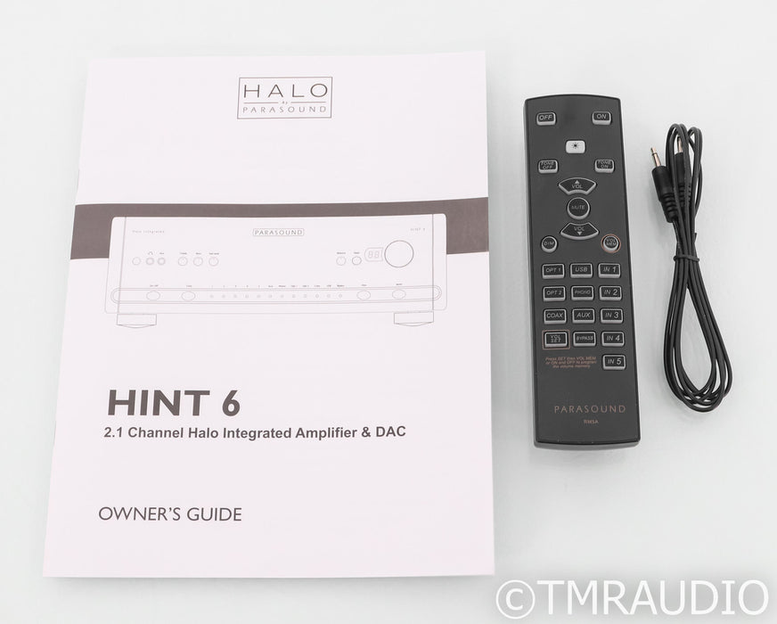 Parasound Halo HINT 6 2.1 Channel Integrated Amplifier; Black; Remote
