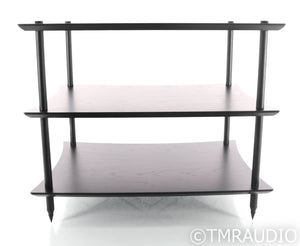 Quadraspire Q4 Evo 3 Shelf Rack; Black Bamboo