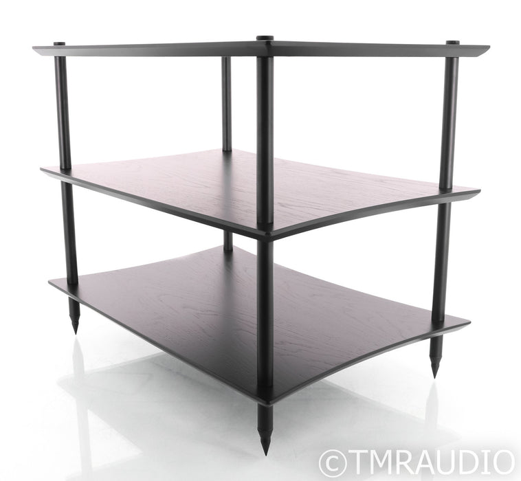 Quadraspire Q4 Evo 3 Shelf Rack; Black Bamboo