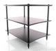 Quadraspire Q4 Evo 3 Shelf Rack; Black Bamboo