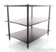 Quadraspire Q4 Evo 3 Shelf Rack; Black Bamboo